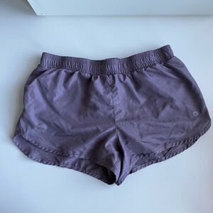 Womens RBX Purple‎ Running Shorts M pocket athletic